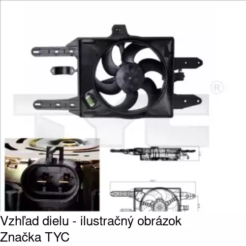 Kryt ventilátora POLCAR 301723-7