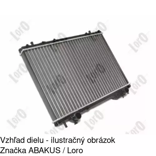 Chladiče vody 301808A7 /POLCAR/ - obr. 1