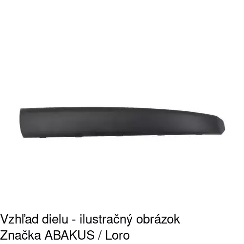 Lišta nárazníka 30220716 /POLCAR/ - obr. 2