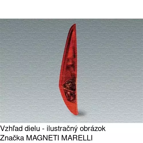 Zadné svetlo POLCAR 302288-E