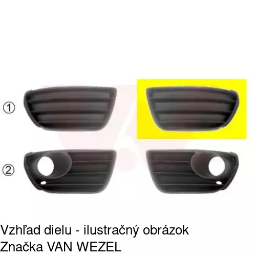 Kryt v nárazníku 302327-1 /POLCAR/ - obr. 2