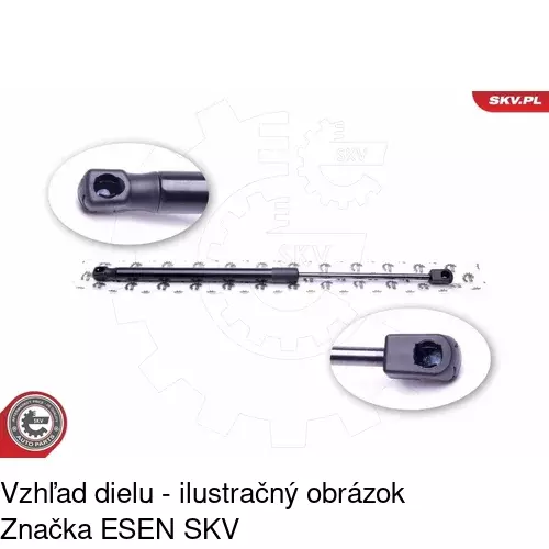 Plynová pružina 3023ABD /POLCAR/ - obr. 5
