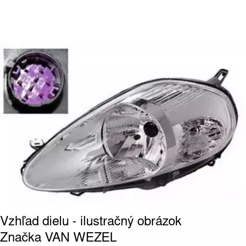 Hlavný reflektor 3024093V /POLCAR/ - obr. 4