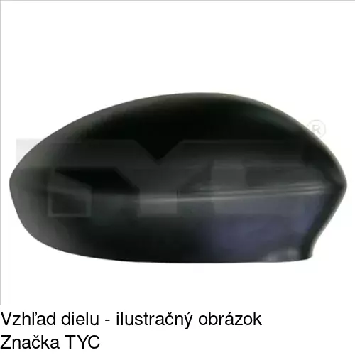 Rám vonkajšieho zrkadla 302455TE /POLCAR/ - obr. 1