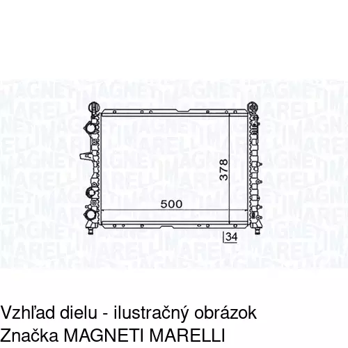 Chladiče vody 302608A5 /POLCAR/ - obr. 1