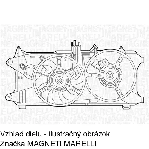 Ventilátory chladičov POLCAR 304023W6