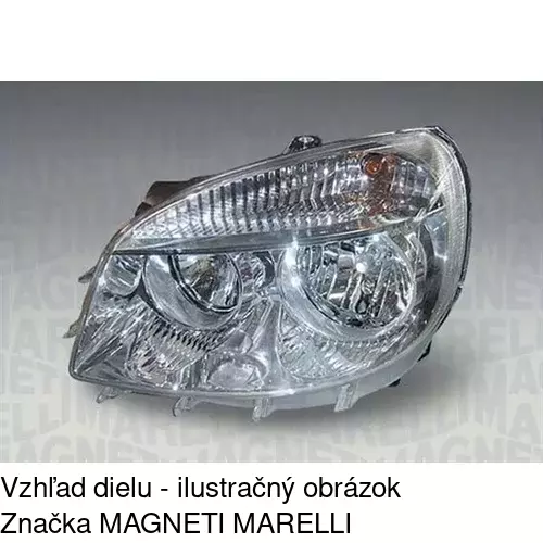 Hlavný reflektor 3041090E /POLCAR/ - obr. 2