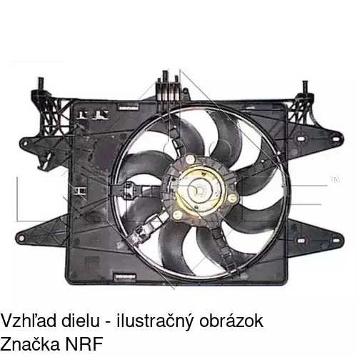 Ventilátory chladičov POLCAR 304123W4X