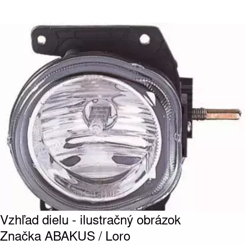 Hmlové svetlo - predné POLCAR 304129-U