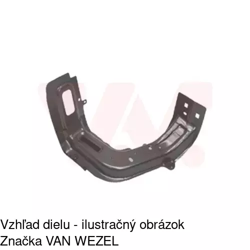 Horný nosník predného čela 304204-6 /POLCAR/