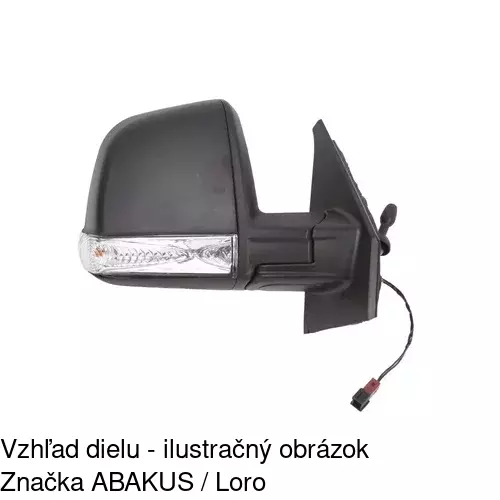 Vonkajšie zrkadlo 3042524M /POLCAR/ - obr. 3