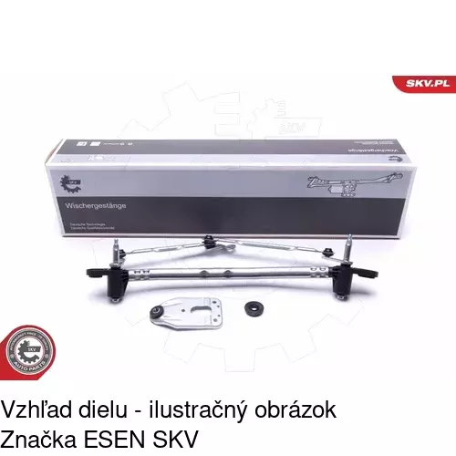 Náhon stieračov bez motora 3042MWP1 /POLCAR/ - obr. 3