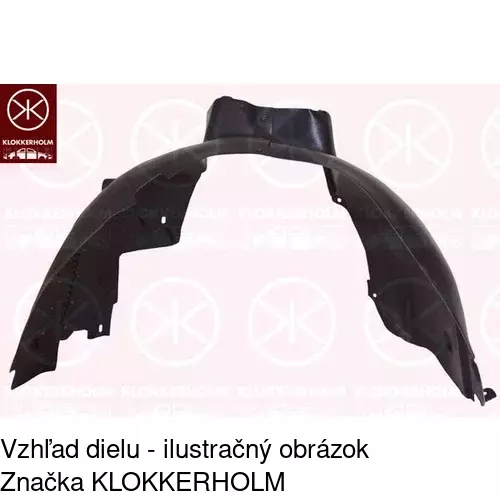 Podblatník (plast) POLCAR 3044FL1T