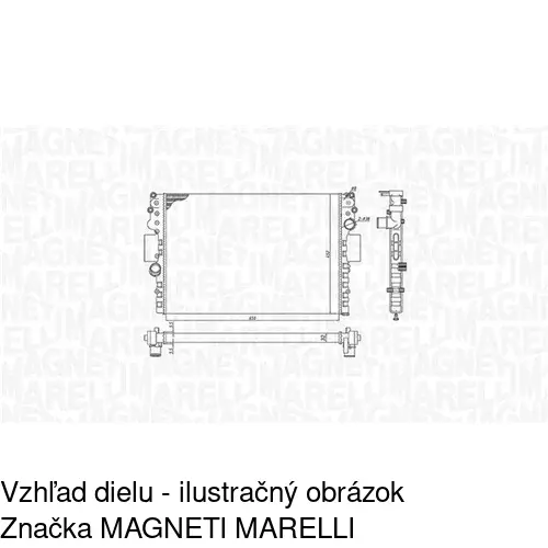 Chladiče vody 305208A5 /POLCAR/ - obr. 2