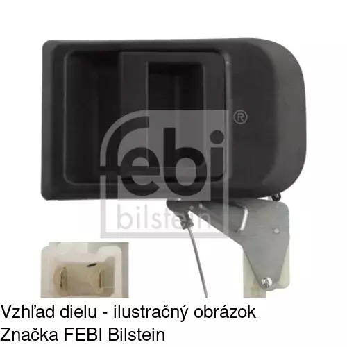 Vnútorná kľučka 3052Z-45 /POLCAR/ - obr. 1