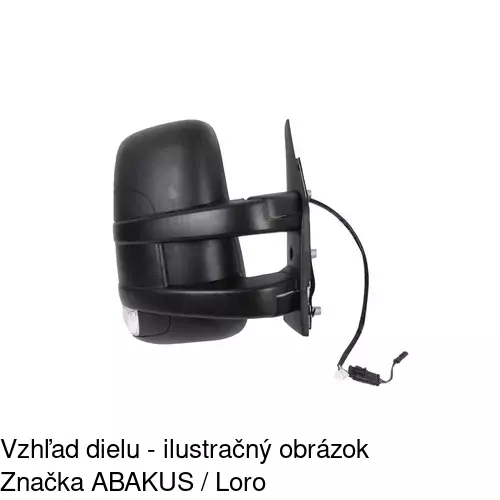 Vonkajšie zrkadlo 3080521M /POLCAR/ - obr. 3