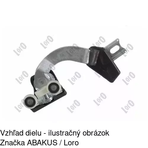 Vozík - kolieska pant posuvných dverí 3080Z-70 /POLCAR/ - obr. 1