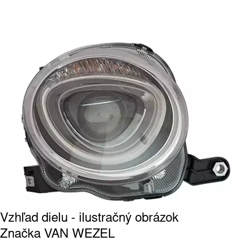 Hlavný reflektor 30A210-U /POLCAR/ - obr. 5