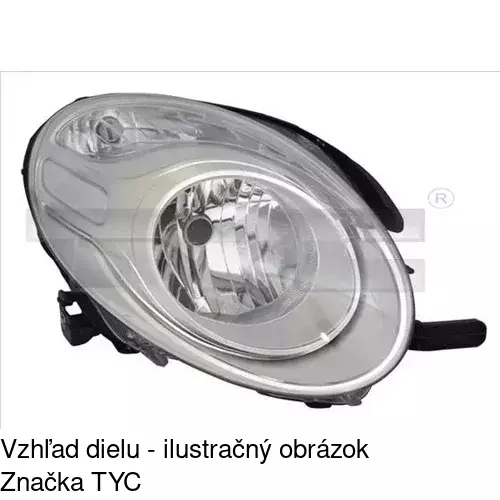 Hlavný reflektor POLCAR 30L110-U