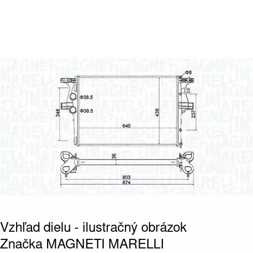 Chladiče vody 30N1081X /POLCAR/ - obr. 1