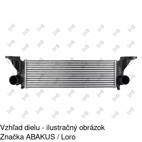 Chladiče vzduchu (Intercoolery) 30N1J81X /POLCAR/ - obr. 2