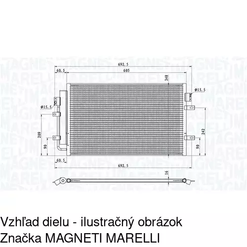 Chladiče klimatizácie POLCAR 30N1K81X