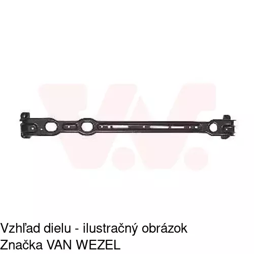 Dolný nosník predného čela 320124 /POLCAR/ - obr. 1