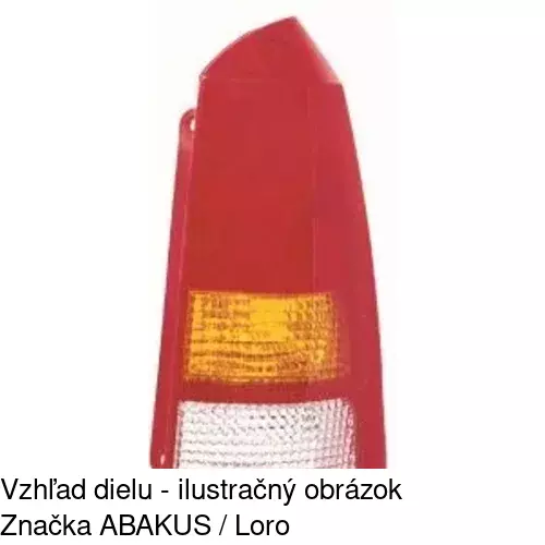 Zadné svetlo POLCAR 3201882E