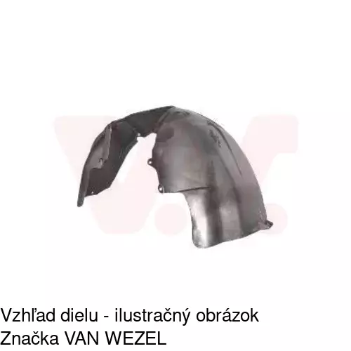 Podblatník (plast) POLCAR 3201FL1Q