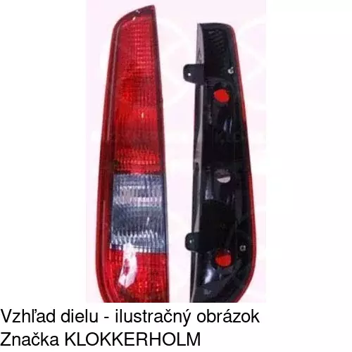 Zadné svetlo POLCAR 3202882T