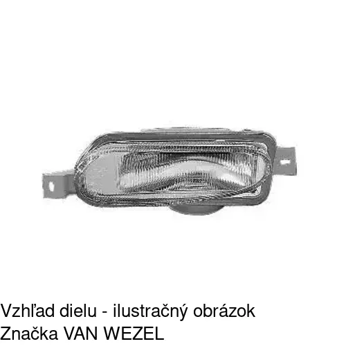 Hmlové svetlo - predné 3207290E /POLCAR/ - obr. 3