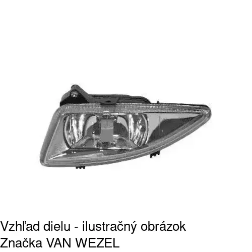 Hmlové svetlo - predné 321130-V /POLCAR/ - obr. 5