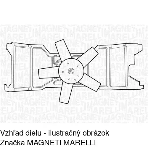 Ventilátory chladičov 321223W2 /POLCAR/ - obr. 1