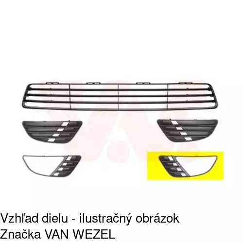 Kryt v nárazníku 321227-3 /POLCAR/ - obr. 1