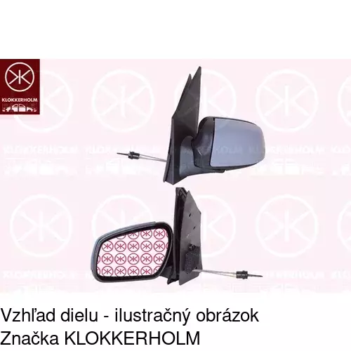 Vonkajšie zrkadlo POLCAR 3212511E
