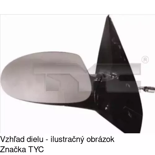 Vonkajšie zrkadlo 3212515E /POLCAR/ - obr. 5