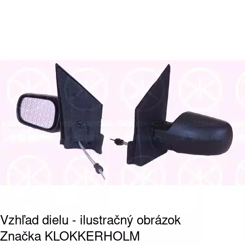 Vonkajšie zrkadlo 3212521E /POLCAR/ - obr. 1
