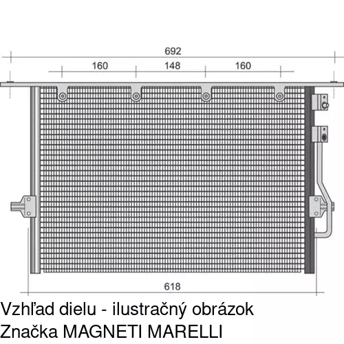 Chladiče klimatizácie POLCAR 3217K8C1