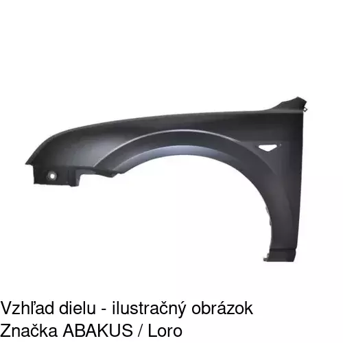 Predný blatník 321801 /POLCAR/ - obr. 1
