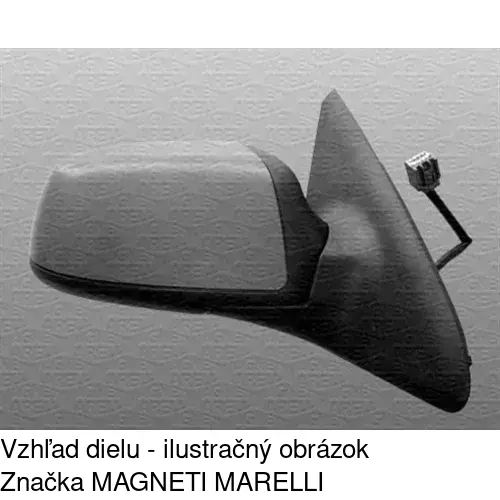 Vonkajšie zrkadlo 3218522E /POLCAR/ - obr. 2