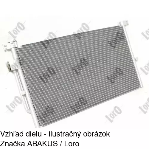 Chladiče klimatizácie 3218K8C1S /POLCAR/ - obr. 2