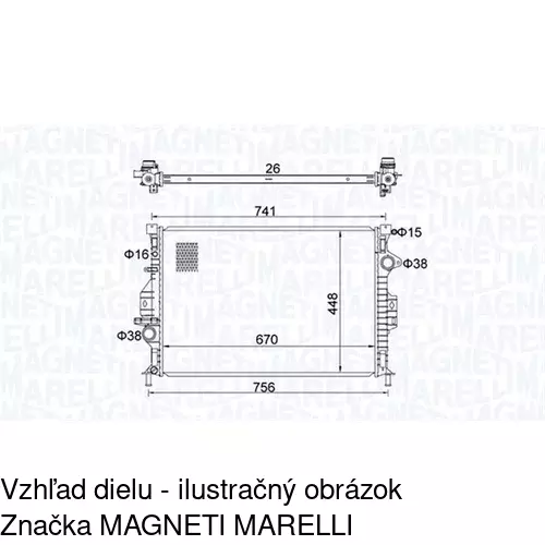 Chladiče vody 321908-5 /POLCAR/ - obr. 1