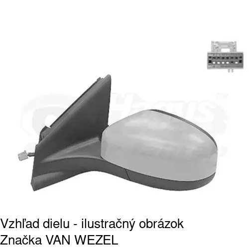 Vonkajšie zrkadlo 3219516E /POLCAR/ - obr. 3