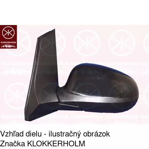 Vonkajšie zrkadlo 3233522E /POLCAR/ - obr. 2