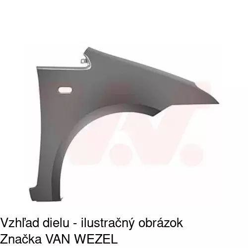 Predný blatník 323502 /POLCAR/ - obr. 5