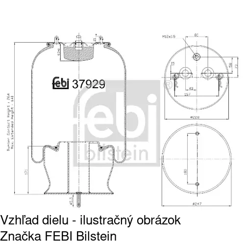 Predný nárazník 323707-1 /POLCAR/