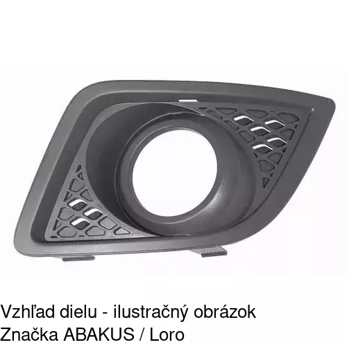 Rámik hmlového svetla 323727-3 /POLCAR/ - obr. 1