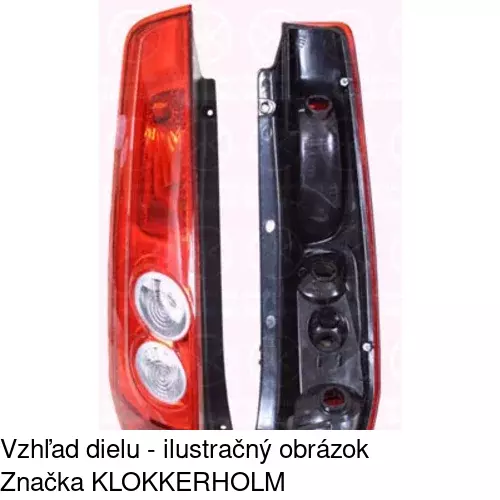Zadné svetlo POLCAR 323787-E