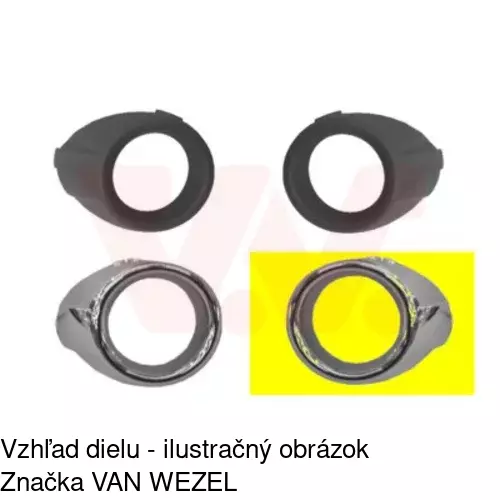 Rámik hmlového svetla 32382711 /POLCAR/ - obr. 1