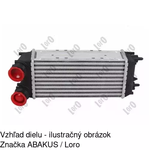 Chladiče vzduchu (Intercoolery) 3238J8-2 /POLCAR/ - obr. 3